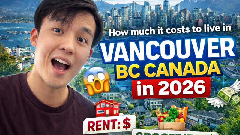 How Much It REALLY Costs to Live in Vancouver (2026) Rent + Food + Bills